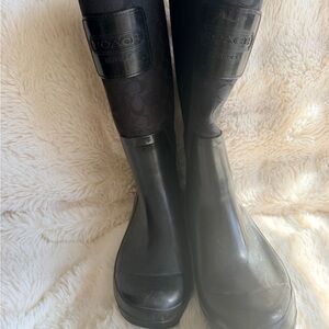 Coach Black Knee-High Boots